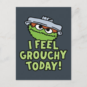 Oscar the Grouch   I Feel Grouchy Today! Postcard
