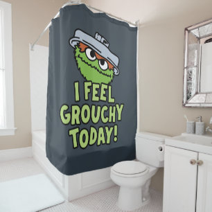 Oscar the Grouch   I Feel Grouchy Today! Shower Curtain