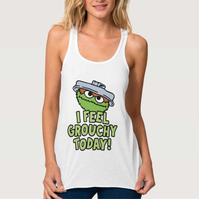 Oscar the Grouch | I Feel Grouchy Today! Singlet (Front)