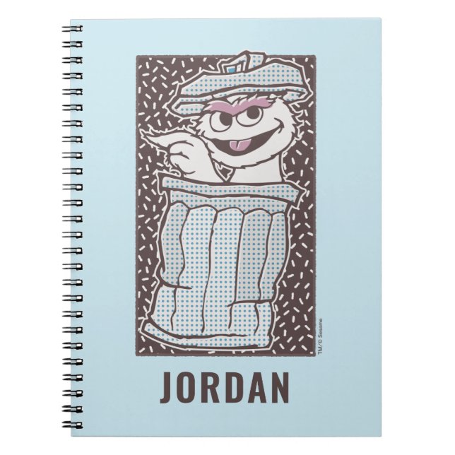 Oscar the Grouch | Kiss My Can Notebook (Front)