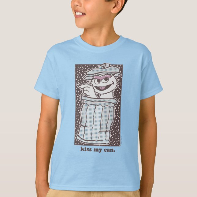 Oscar the Grouch | Kiss My Can T-Shirt (Front)