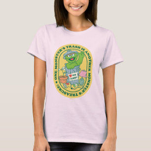 Oscar the Grouch Monster Treasure Badge T-Shirt