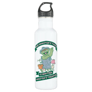 Oscar the Grouch Monster Treasure Graphic 710 Ml Water Bottle