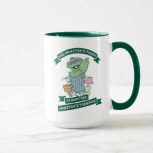 Oscar the Grouch Monster Treasure Graphic Mug
