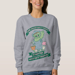 Oscar the Grouch   Monster Treasure Graphic Sweatshirt