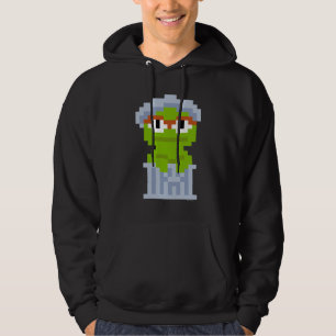 Oscar the Grouch Pixel Art Hoodie