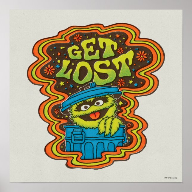 Oscar the Grouch | Psychedelic Poster (Front)