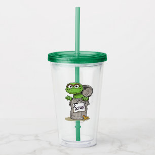 Oscar the Grouch Scram Acrylic Tumbler