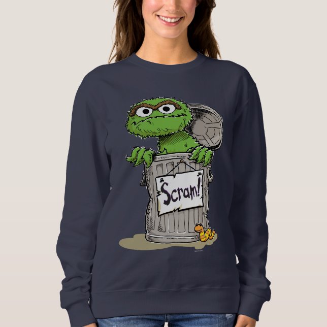 Oscar the Grouch Scram Sweatshirt (Front)