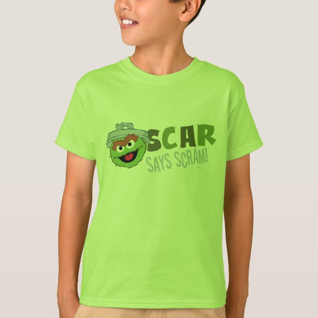 Oscar the Grouch Scram T-Shirt (Front)