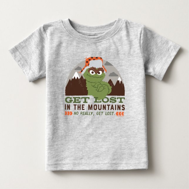 Oscar The Grouch | The Great Outdoors Baby T-Shirt (Front)