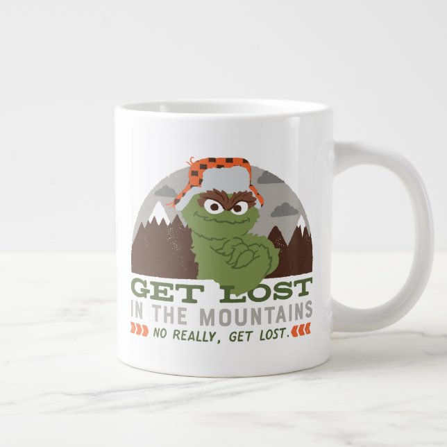 Oscar The Grouch | The Great Outdoors Large Coffee Mug (Right)