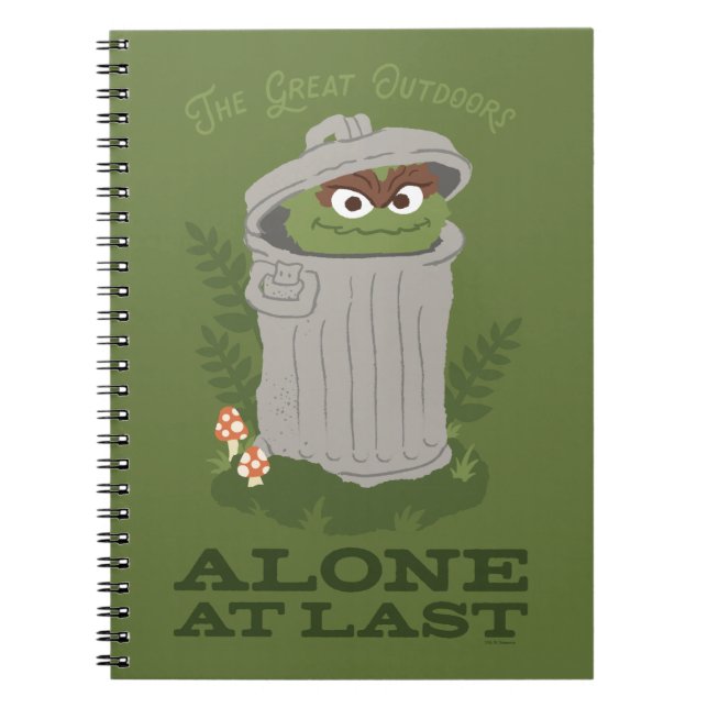 Oscar The Grouch | The Great Outdoors Notebook (Front)