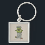 Oscar the Grouch Vintage 1 Key Ring<br><div class="desc">Personalise this vintage Oscar the Grouch on your Zazzle product.        This item is recommended for ages 13 . ©  2014 Sesame Workshop. www.sesamestreet.org</div>