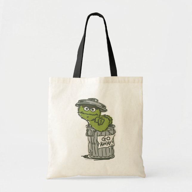 Oscar the Grouch Vintage 2 Tote Bag (Front)
