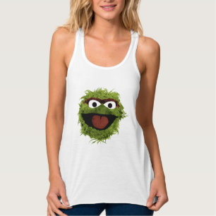 Oscar the Grouch Watercolor Trend Singlet