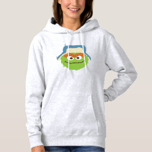 Oscar the Grouch Woodland Face Hoodie