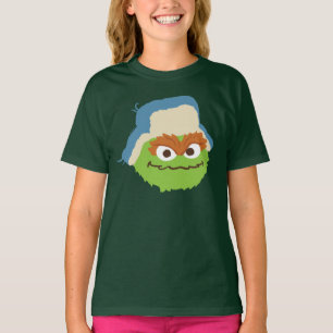 Oscar the Grouch Woodland Face T-Shirt