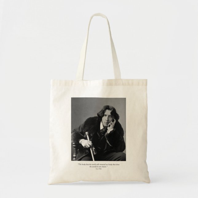 Oscar Wilde Tote Bag (Front)