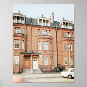 Oscar Wilde's house in Tite Street, Chelsea Poster