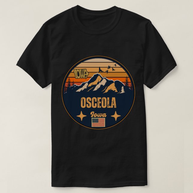 Osceola, Iowa T-Shirt (Design Front)