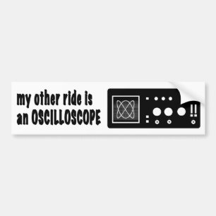 Oscilloscope Bumper Sticker