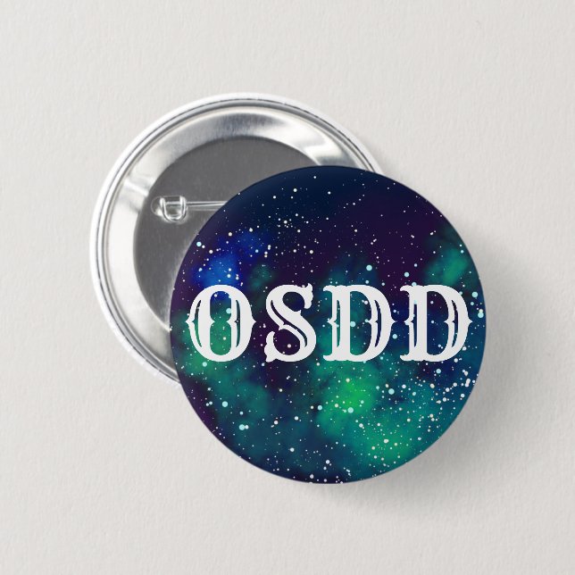 OSDD Customisable Galaxy Identity 6 Cm Round Badge (Front & Back)