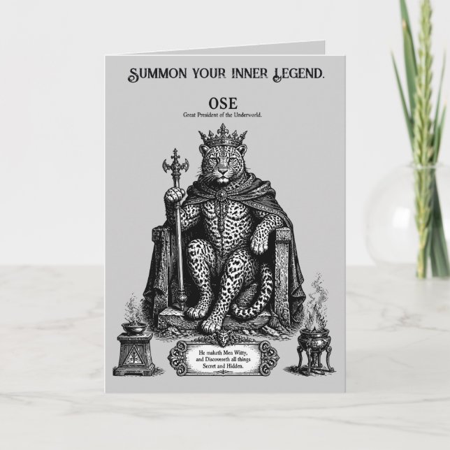 Ose of the Midnight Throne Card (Front)