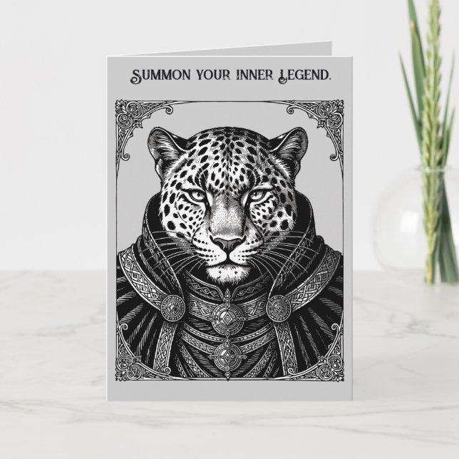 Ose The Leopard King of Shadows Card (Front)