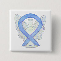 OSFED (Eating Disorder) Awareness Ribbon Angel Pin