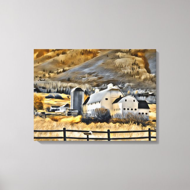 Osguthorpe Barn in Park City, Utah Canvas Print (Front)