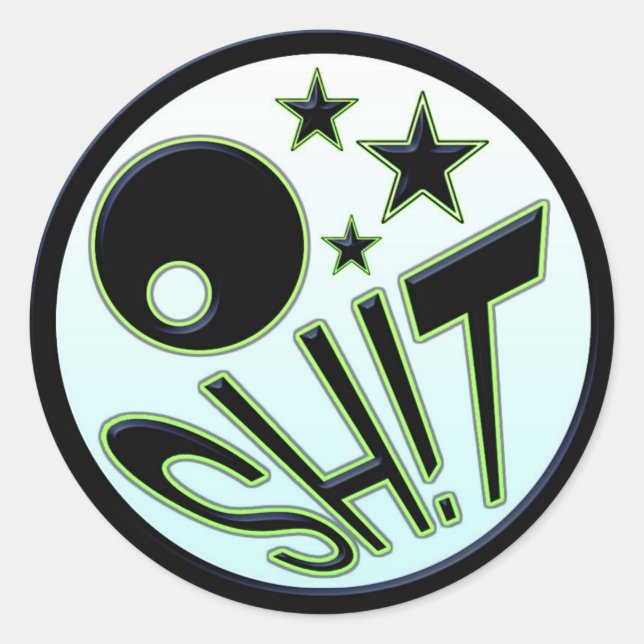 O'SH!T Sticker (Front)