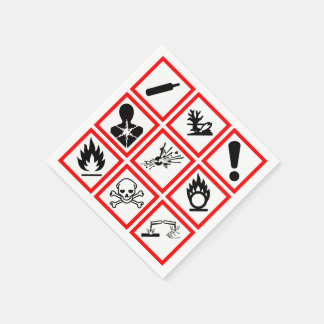 Osha Hazard Warnings Napkin