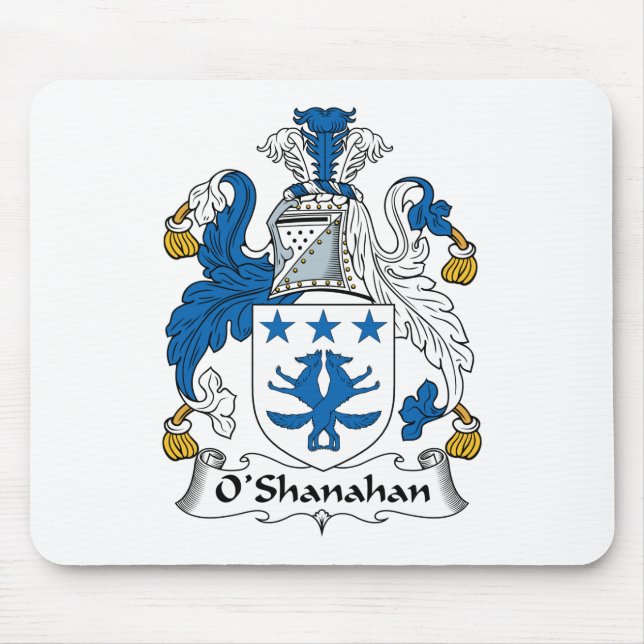 O'Shanahan Family Crest Mouse Pad (Front)