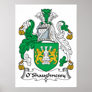 O'Shaughnessy Family Crest Poster