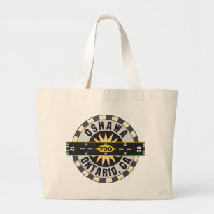 Oshawa Ontario Canada YOO Airport Large Tote Bag