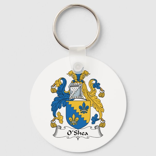 O'Shea Family Crest Key Ring (Front)