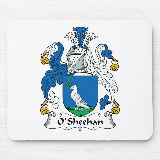 O'Sheehan Family Crest Mouse Pad (Front)