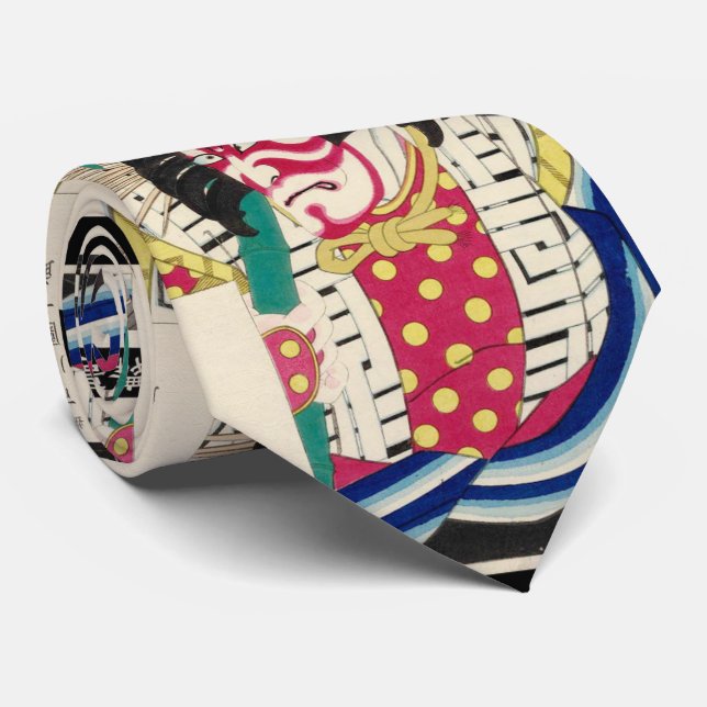 Oshimodoshi, The Eighteen Great Kabuki Plays Tie (Rolled)