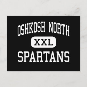 Oshkosh North - Spartans - High - Oshkosh Postcard