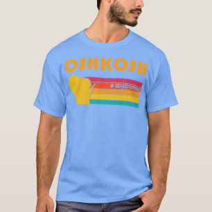 Oshkosh Wisconsin Vintage Distressed Souvenir T-Shirt
