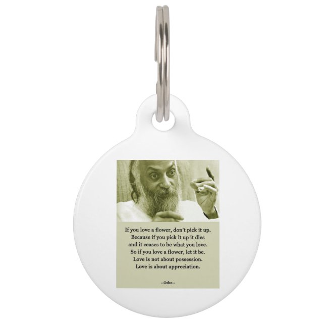 Osho Pet Tag (Front)