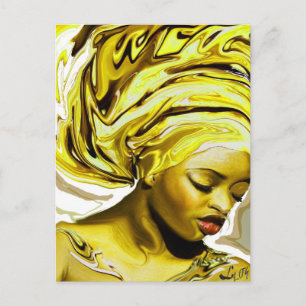 OSHUN EDE BY LIZ LOZ POSTCARD
