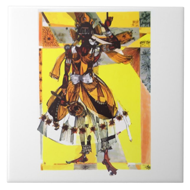 Oshun orisha tile (Front)