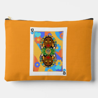 Oshun Retro Veve Floral Playing Card Accessory Pouch