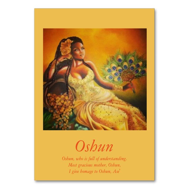Oshun Table Card (Front)