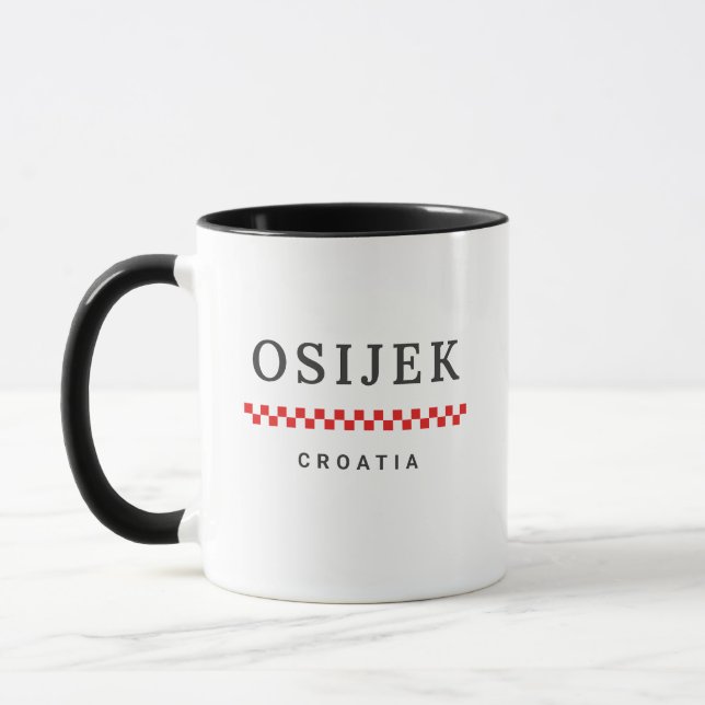 Osijek City Croatia Mug (Left)