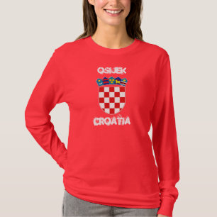 Osijek, Croatia with coat of arms T-Shirt
