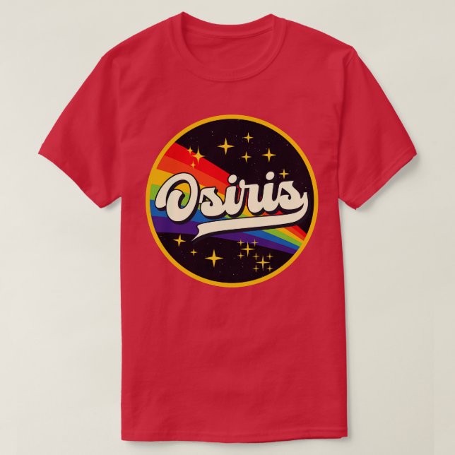 Osiris Rainbow In Space Vintage Style T-Shirt (Design Front)