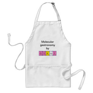 Oskari periodic table name apron